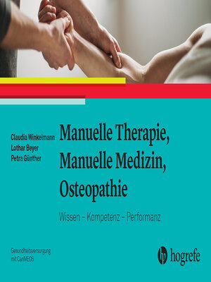 cover image of Manuelle Therapie, Manuelle Medizin, Osteopathie